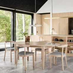 Skovby SM78 Table ovale extensible en bois massif fabriquée au Danemark> Table De Salle à Manger