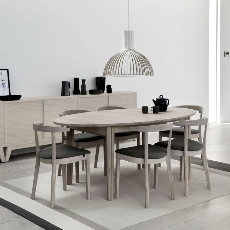 Skovby SM78 Table ovale extensible en bois massif fabriquée au Danemark> Table De Salle à Manger