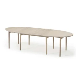 Skovby SM78 Table ovale extensible en bois massif fabriquée au Danemark><noscript><img width=