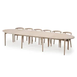 Skovby SM78 Table ovale extensible en bois massif fabriquée au Danemark><noscript><img width=