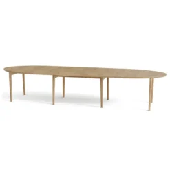 Skovby SM78 Table ovale extensible en bois massif fabriquée au Danemark><noscript><img width=