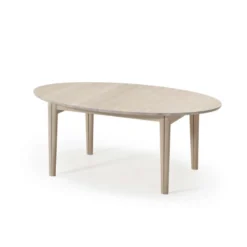 Skovby SM78 Table ovale extensible en bois massif fabriquée au Danemark><noscript><img width=