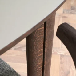 Skovby SM78 Table ovale extensible en Fenix et pieds en bois><noscript><img width=