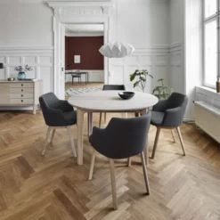 Skovby SM112 Table ronde en bois style scandinave extensible><noscript><img width=