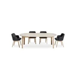 Skovby SM112 Table ronde en bois style scandinave extensible><noscript><img width=