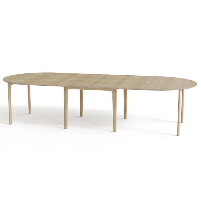 Skovby SM112 Table ronde extensible en bois massif conçue au Danemark> Table De Salle à Manger