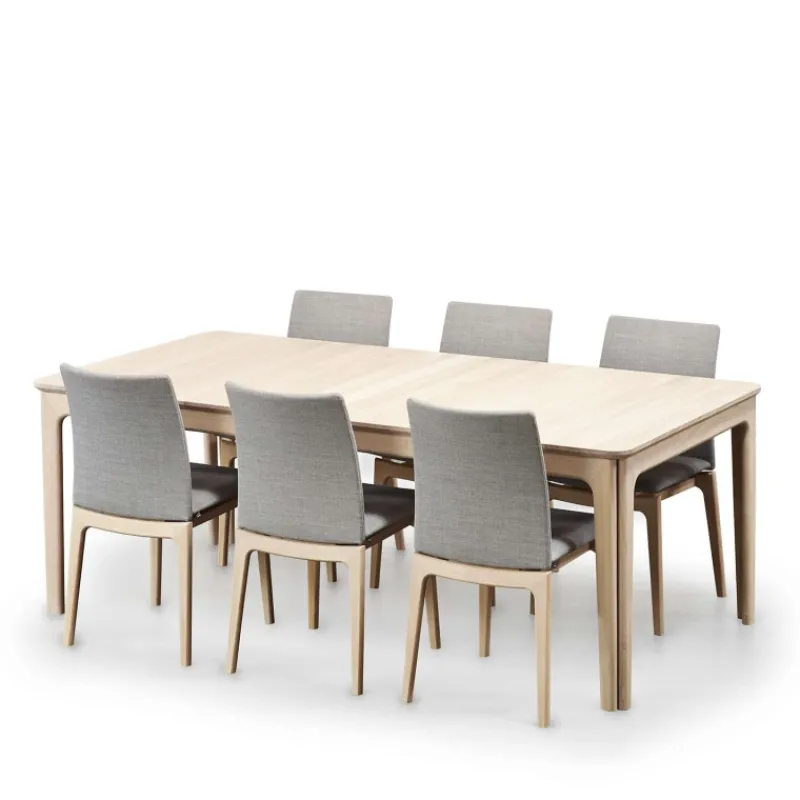 Skovby SM26/27 Table scandinave extensible en bois massif de fabrication danoise> Table De Salle à Manger