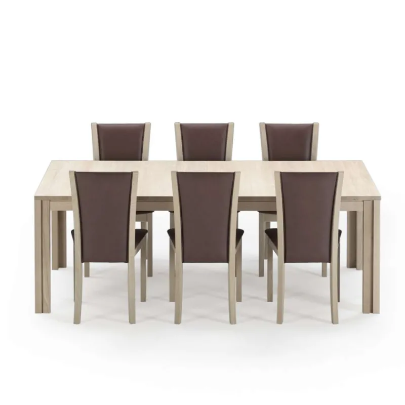 Skovby SM23/24 Table scandinave rectangulaire en bois avec allonges> Table De Salle à Manger