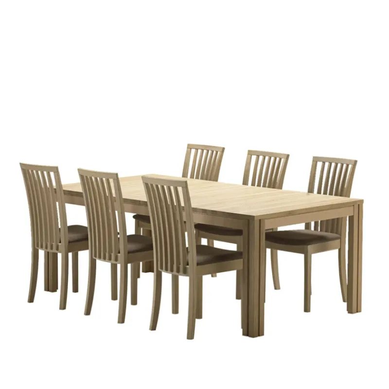 Skovby SM23/24 Table scandinave rectangulaire en bois avec allonges> Table De Salle à Manger