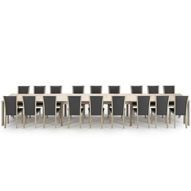Skovby SM23/24 Table scandinave rectangulaire en bois avec allonges> Table De Salle à Manger