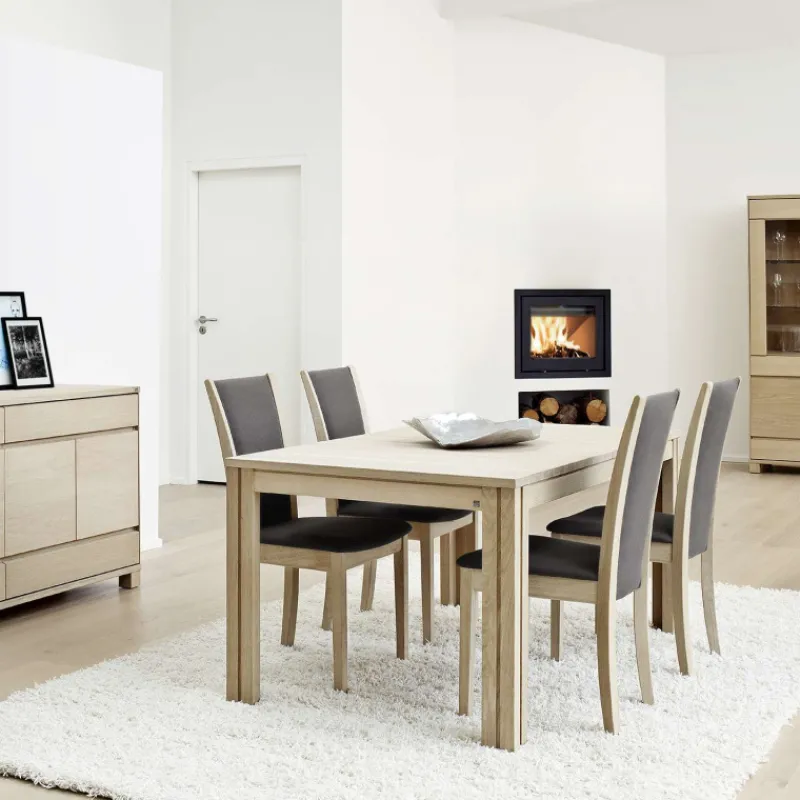 Skovby SM23/24 Table scandinave rectangulaire en bois avec allonges> Table De Salle à Manger