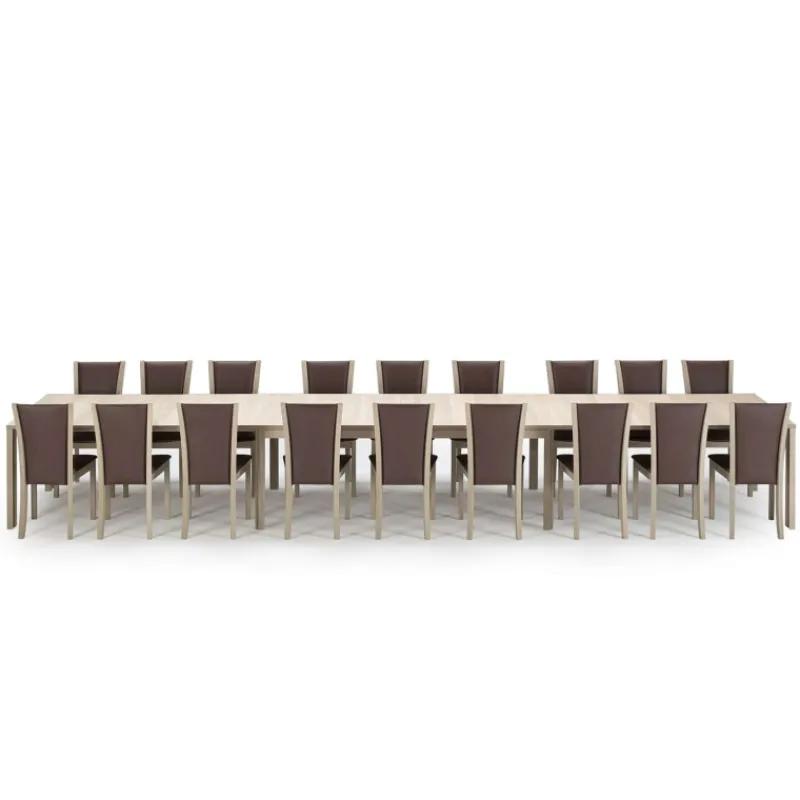 Skovby SM23/24 Table scandinave rectangulaire en bois avec allonges> Table De Salle à Manger