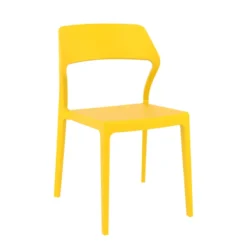 Snow Chaise d'extérieur empilable design en polypropylène><noscript><img width=
