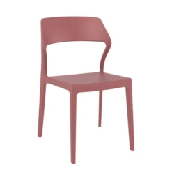 Snow Chaise d'extérieur empilable design en polypropylène><noscript><img width=