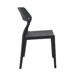 Snow Chaise d'extérieur empilable design en polypropylène><noscript><img width=