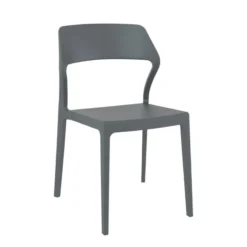 Snow Chaise d'extérieur empilable design en polypropylène><noscript><img width=