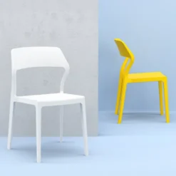 Snow Chaise empilable design en polypropylène><noscript><img width=