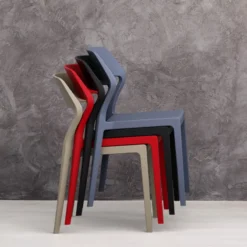 Snow Chaise empilable design en polypropylène><noscript><img width=
