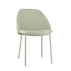 Perfecta Soda Chaise cosy en tissu avec pieds en métal><noscript><img width=