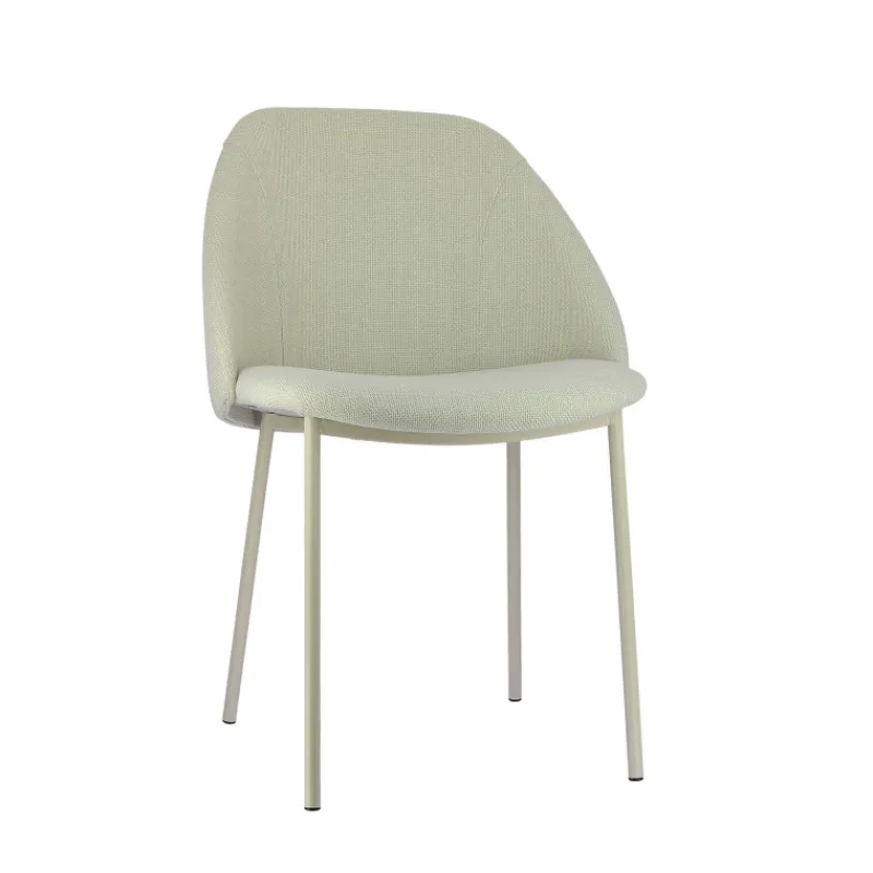 Perfecta Soda Chaise cosy en tissu avec pieds en métal> Chaise De Salle à Manger|Chaise Salon