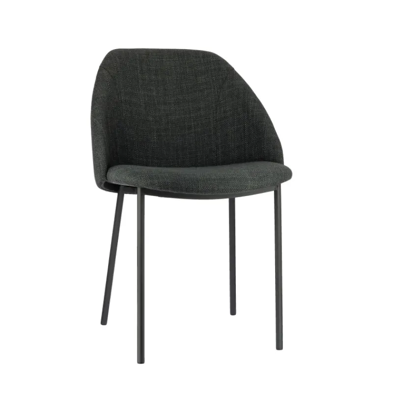 Perfecta Soda Chaise cosy en tissu avec pieds en métal> Chaise De Salle à Manger|Chaise Salon