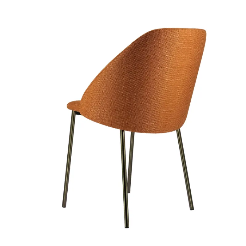 Perfecta Soda Chaise cosy en tissu avec pieds en métal> Chaise De Salle à Manger|Chaise Salon