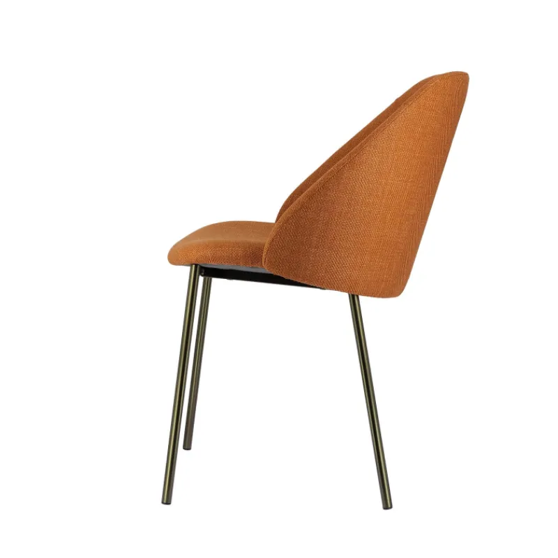 Perfecta Soda Chaise cosy en tissu avec pieds en métal> Chaise De Salle à Manger|Chaise Salon