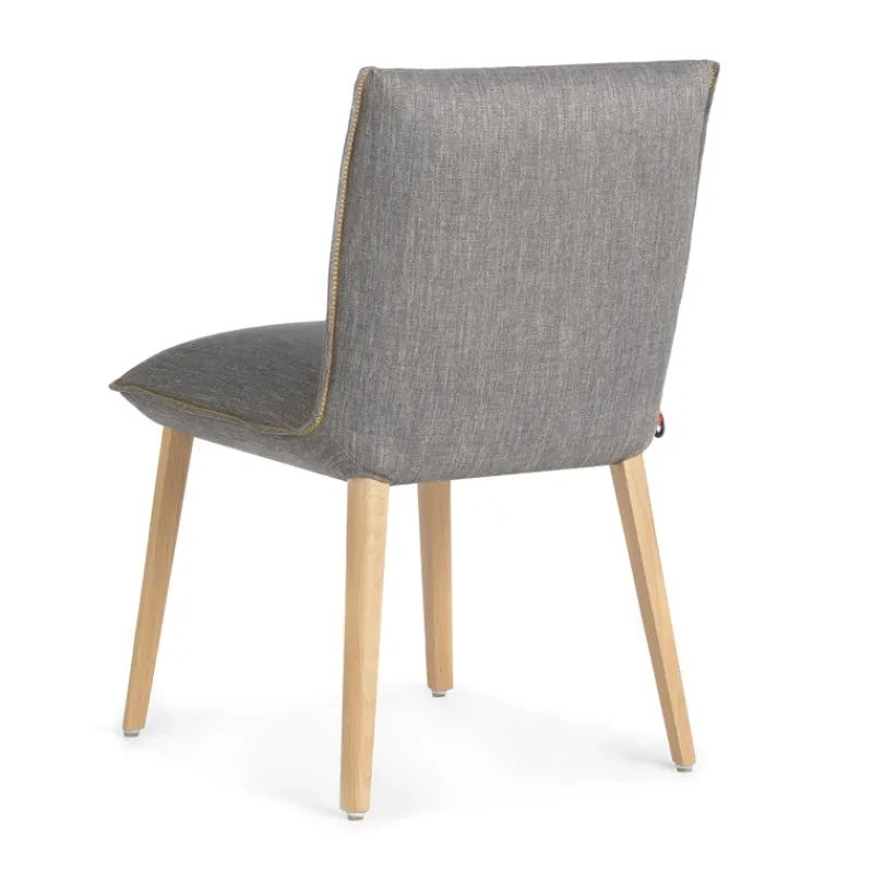 Mobitec Soda ® Chaise cocooning en tissu avec boutons décoratifs> Chaise De Salle à Manger|Chaise Salon