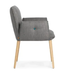 Mobitec Soda ® Fauteuil cocooning en tissu avec boutons décoratifs><noscript><img width=