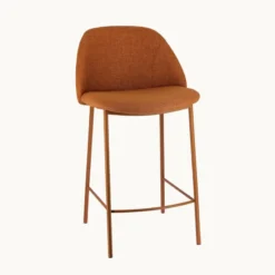 Perfecta Soda Tabouret snack cosy en tissu avec pieds en métal><noscript><img width=