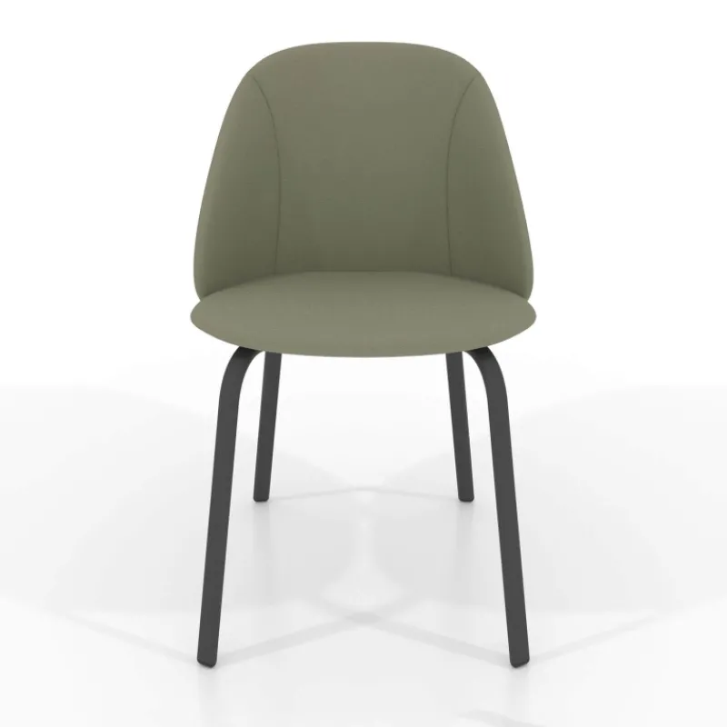 Perfecta Sofia Chaise cosy en simili avec pieds métal> Chaise De Cuisine|Chaise De Salle à Manger