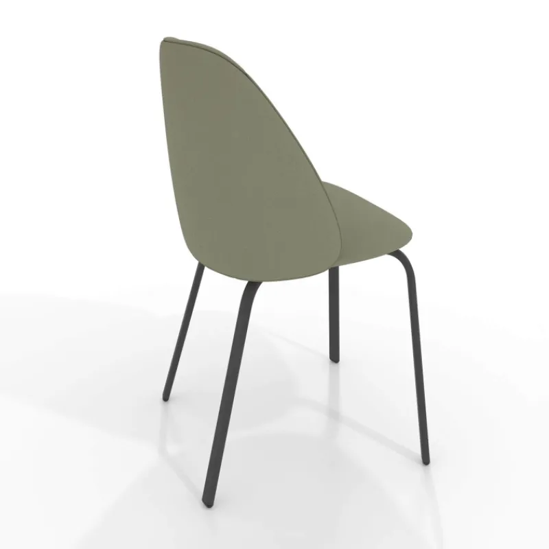 Perfecta Sofia Chaise cosy en simili avec pieds métal> Chaise De Cuisine|Chaise De Salle à Manger