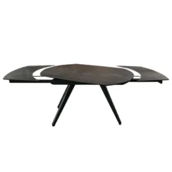 SofiaTable moderne extensible en céramique avec pieds en métal><noscript><img width=