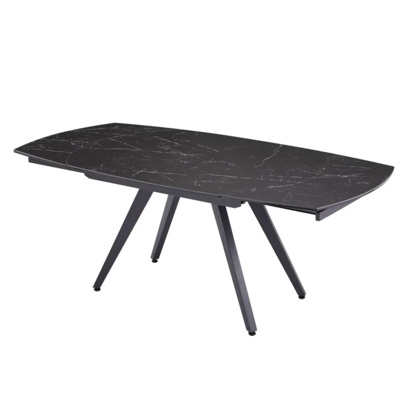 SofiaTable moderne extensible en céramique avec pieds en métal> Table De Salle à Manger