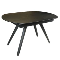 SofiaTable moderne extensible en céramique avec pieds en métal><noscript><img width=