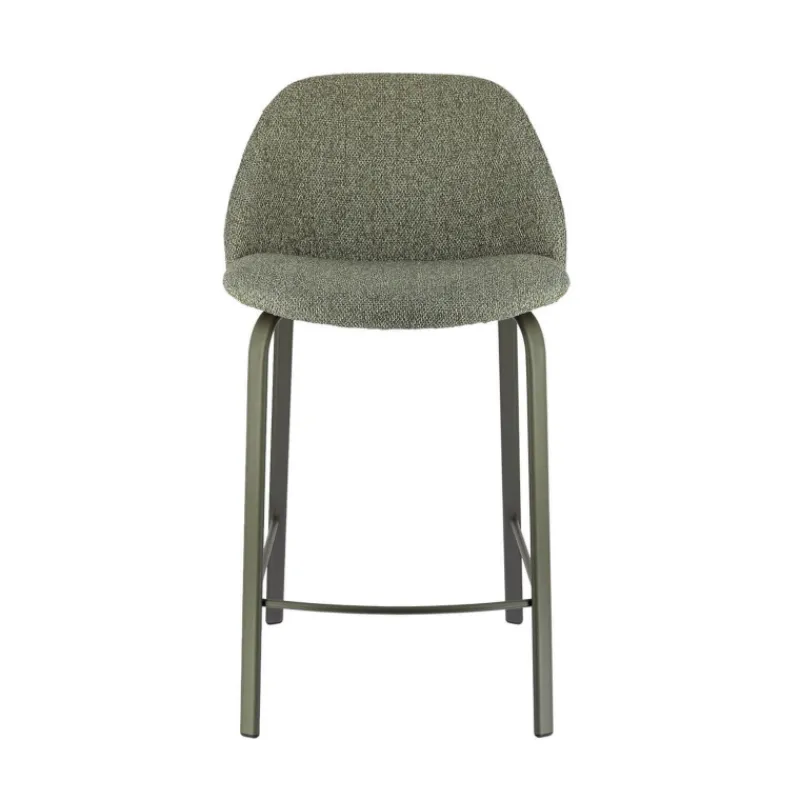 Perfecta Sofia Tabouret snack confortable en tissu avec pieds en métal> Tabouret Snack (assise +/- 65 Cm)|Tabouret De Bar (assise +/- 80 Cm)