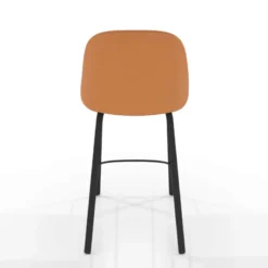 Perfecta Sofia Tabouret snack cosy en simili avec pieds en métal><noscript><img width=