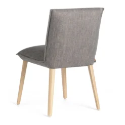 Mobitec Soft ® Chaise en tissu et bois cocooning><noscript><img width=