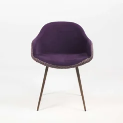 Midj Sonny ® Fauteuil design bicolore en tissu et métal laqué><noscript><img width=