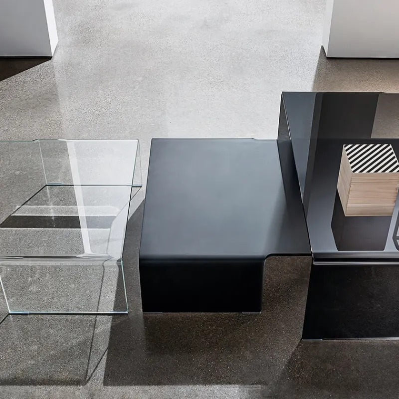 Sovet Italia Spider Sovet® Table basse design rectangulaire en verre> Table De Salon