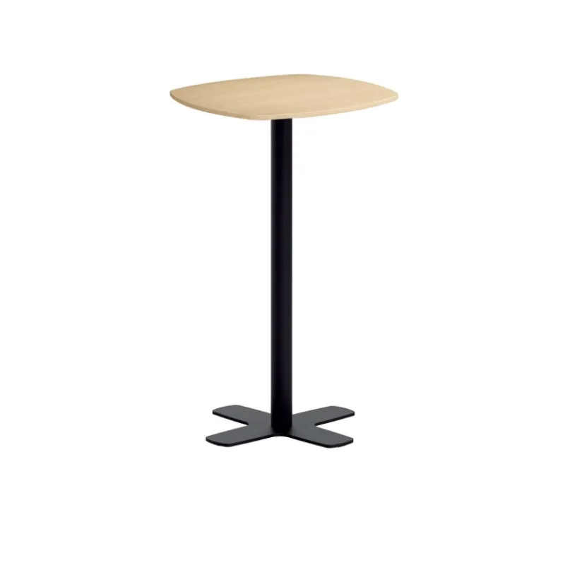 Perfecta Spinner Petite table de bar en stratifié aux coins arrondis avec pied central> Table De Cuisine|Table Pour Petit Espace
