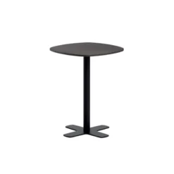 Perfecta Spinner Table snack de cuisine en stratifié avec pied central coins arrondis> Table De Cuisine|Table Pour Petit Espace