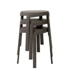 Stack mini Tabouret bas recyclé et empilable><noscript><img width=