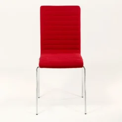 Midj Star ® Chaise moderne empilable en tissu et métal><noscript><img width=
