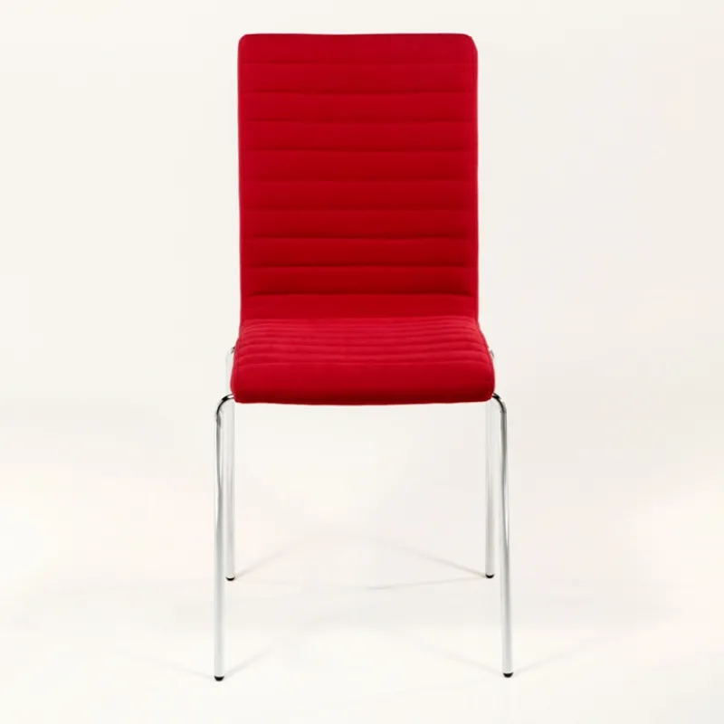 Midj Star ® Chaise moderne empilable en tissu et métal> Chaise De Salle à Manger