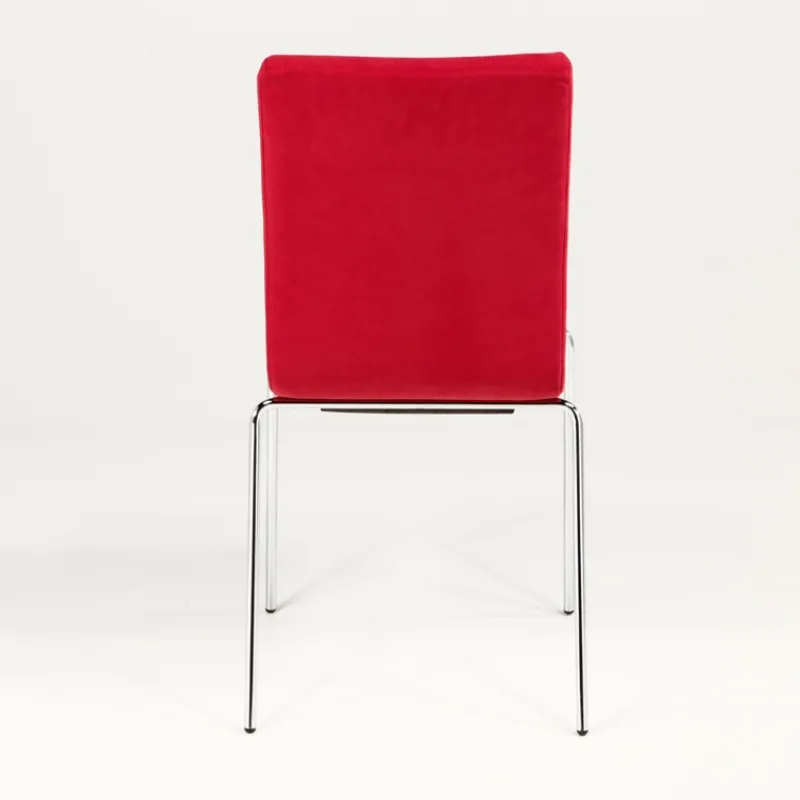 Midj Star ® Chaise moderne empilable en tissu et métal> Chaise De Salle à Manger