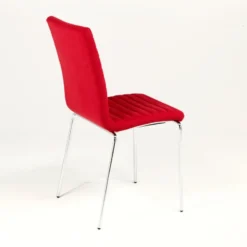 Midj Star ® Chaise moderne empilable en tissu et métal><noscript><img width=