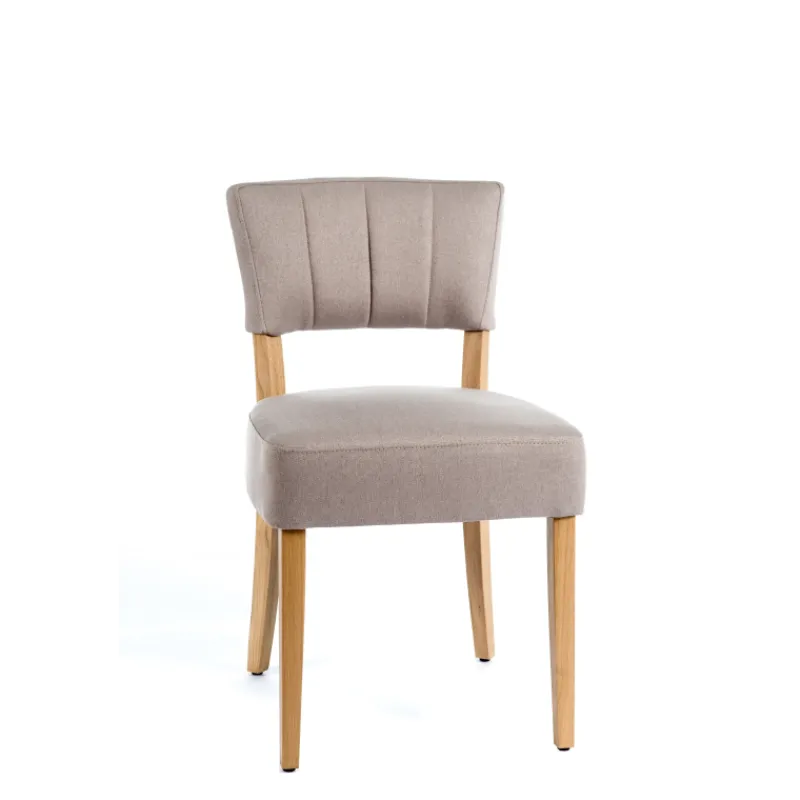 Sessio Steffi 2 Chaise matelassée en tissu et bois> Chaise De Salle à Manger|Chaise Salon
