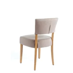 Sessio Steffi 2 Chaise matelassée en tissu et bois> Chaise De Salle à Manger|Chaise Salon