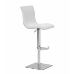 Peressini Steve Tabouret réglable et pivotant en synthétique et métal> Tabouret Snack (assise +/- 65 Cm)|Tabouret De Bar (assise +/- 80 Cm)